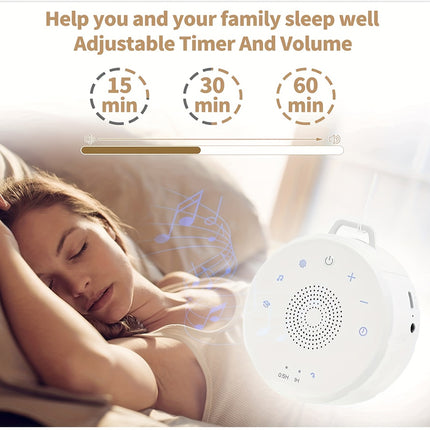 1pc Baby White Noise Machine Sound For Adults Kids Sleeping