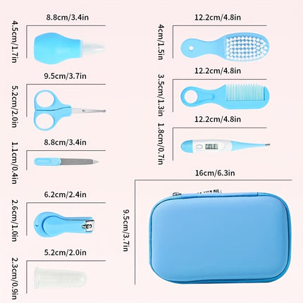 Baby Grooming Kit, 8 In 1 Portable Baby Safety Care Set