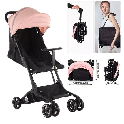Lightweight & Portable T-Handle Stroller - Perfect For Outdoor Adventures With Your Little One