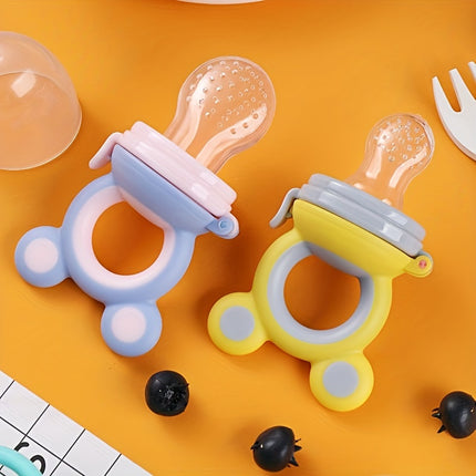 Baby Nutrition Feeder: Fruit & Vegetable Music, Silicone Bite Mush