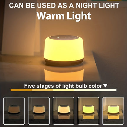 White Sound Machine with 7 Colors Night Lights - 24 Soothing Sounds, Timer