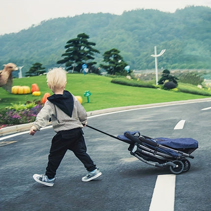 Portable Baby Stroller That Can Sit Or Lie Down And Can Be Folded In One