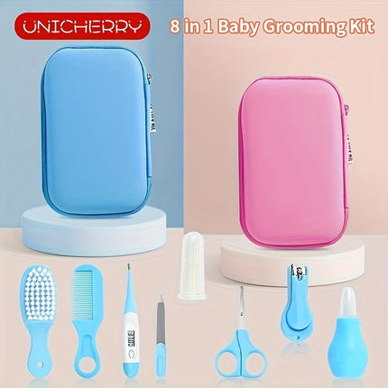 Baby Grooming Kit, 8 In 1 Portable Baby Safety Care Set