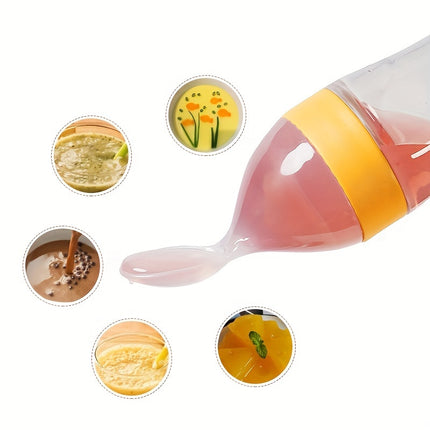 Baby Food Feeder Silicone Feeding Bottle