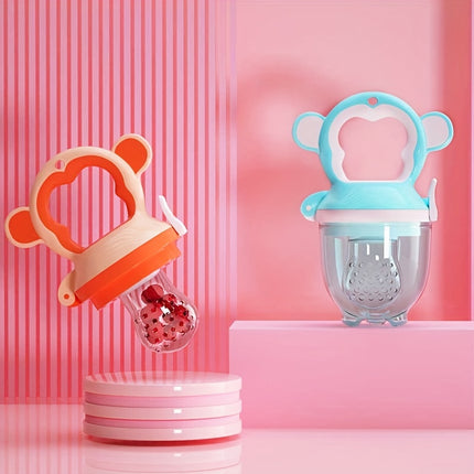 Baby Food Feeder Set ,Baby Teether Toy Pacifier With Pacifier Clip,