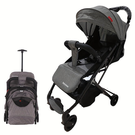 High Landscape Baby Stroller, Ultra Lightweight Trolley Type Folding Stroller.