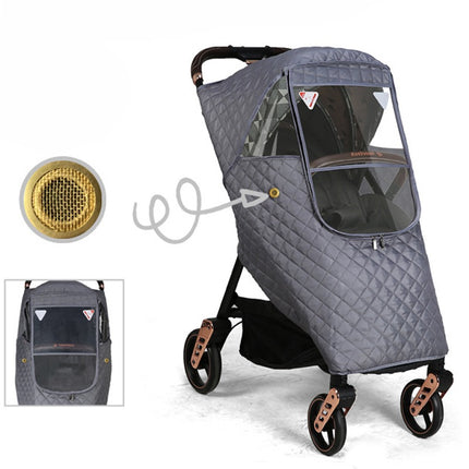 Winter Thicken Rain Cover for Baby Stroller Accessory: Protect Your Baby from Wind, Rain, and Dust