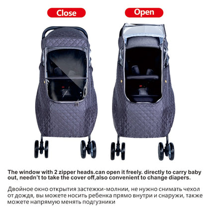 Winter Thicken Rain Cover for Baby Stroller Accessory: Protect Your Baby from Wind, Rain, and Dust