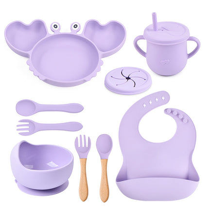Crab Plate For Baby Feeding Set For Kids