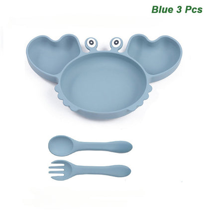 Crab Plate For Baby Feeding Set For Kids