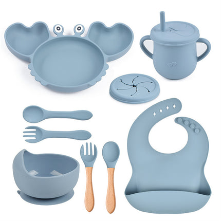 Crab Plate For Baby Feeding Set For Kids