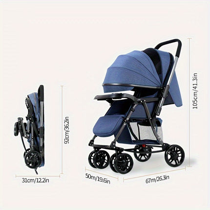 Multifunctional Sitting And Lying Stroller