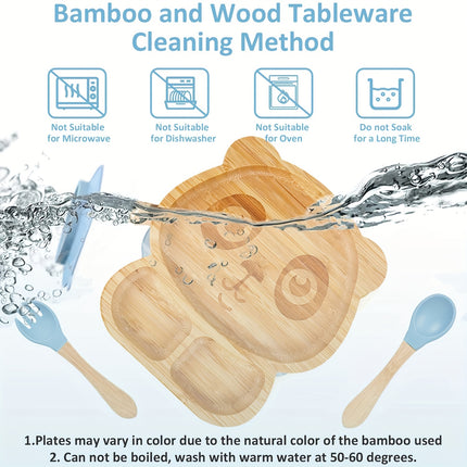 Baby Feeding Set, Bamboo Baby Feeding Cutlery