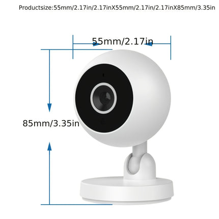 1pc 1080P HD Monitor Camera Home Security Webcam Monitor