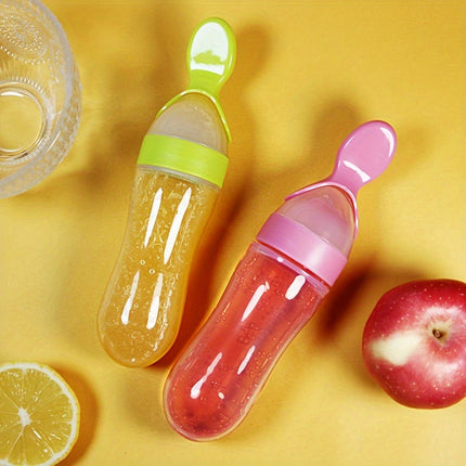 Baby Food Feeder Silicone Feeding Bottle