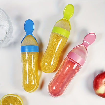 Baby Food Feeder Silicone Feeding Bottle