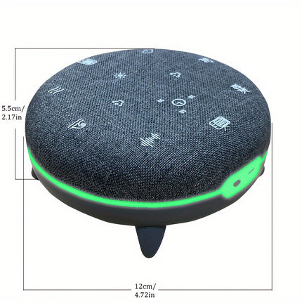 Optimize product title: Wireless Portable White Noise Machine with RGB Night Light & Speaker