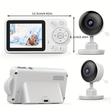 Video Baby Monitor With 720P Camera Display Monitor