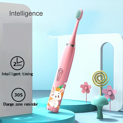 Boys Girls Electric Toothbrush Cartoon Pattern Soft Bristle Waterproof