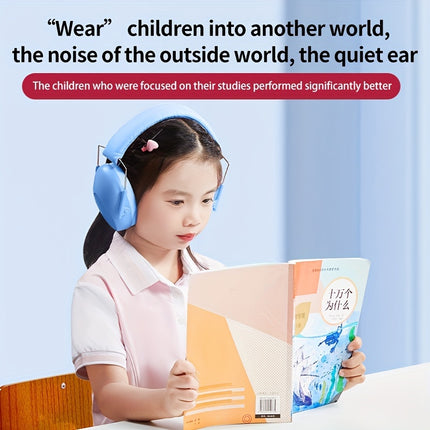 Children's Noise Canceling Headphones Wearing Earmuffs For Learning