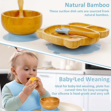 Baby Feeding Set, Bamboo Baby Feeding Cutlery