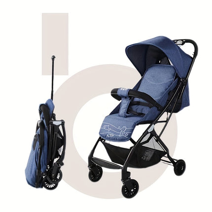 Portable Baby Stroller That Can Sit Or Lie Down And Can Be Folded In One