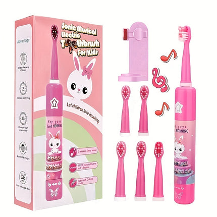 Cartoon Ultrasonic Electric Toothbrush Kit