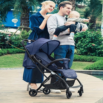 Portable Baby Stroller That Can Sit Or Lie Down And Can Be Folded In One