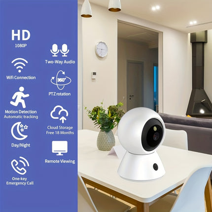 2MP WiFi Wireless Cameras For Home Security, Baby Monitor
